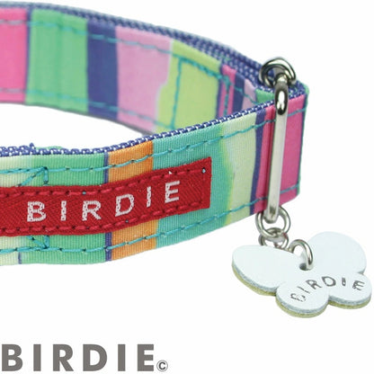 バーディ BIRDIE ワンタッチマルチボーダーカラー(SS)【超小型犬/ ペット 首輪 カジュアル カラー】