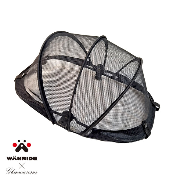 Glamorism x One Ride Adelaide WANRIDE-Prestage Adelaode Black (upper and  lower) [Dog supplies, pet, pet cart, pet buggy]